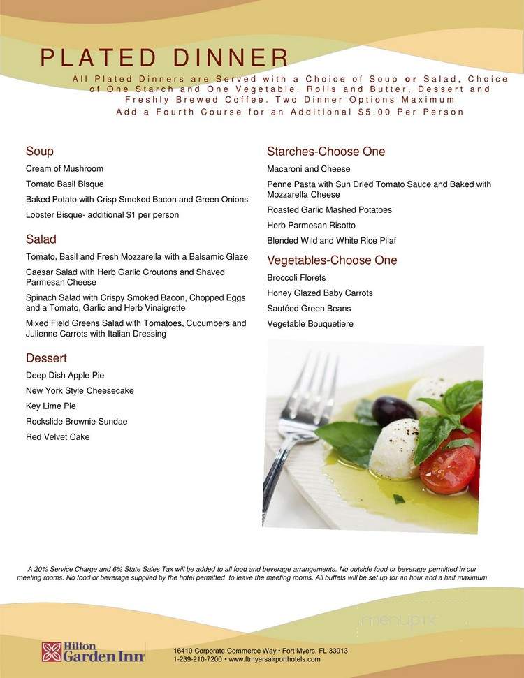 The Great American Grill - Fort Myers, FL menu_pic