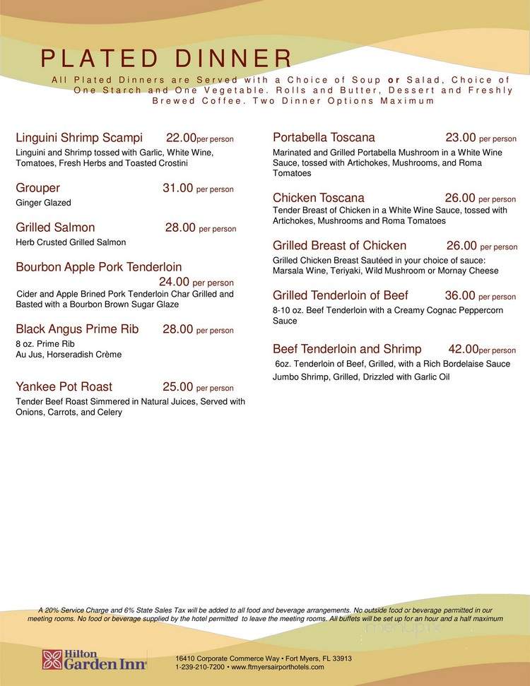 The Great American Grill - Fort Myers, FL menu_pic