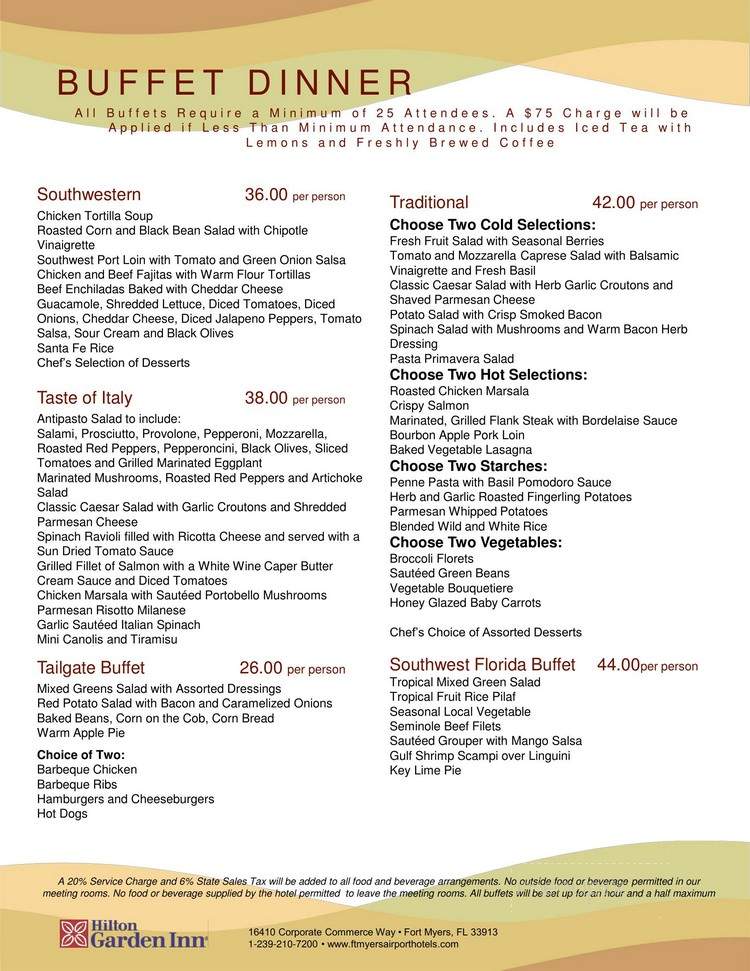 The Great American Grill - Fort Myers, FL menu_pic