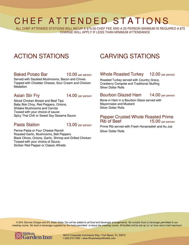 The Great American Grill - Fort Myers, FL menu_pic