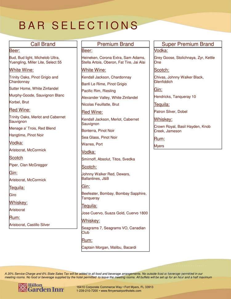 The Great American Grill - Fort Myers, FL menu_pic