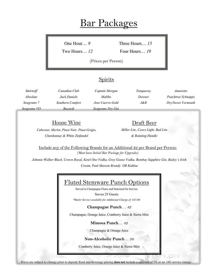 River Rock Resturant - Crown Point, IN menu_pic