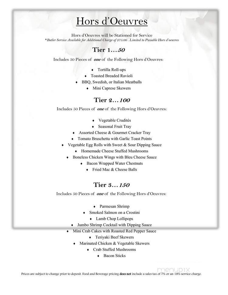 River Rock Resturant - Crown Point, IN menu_pic