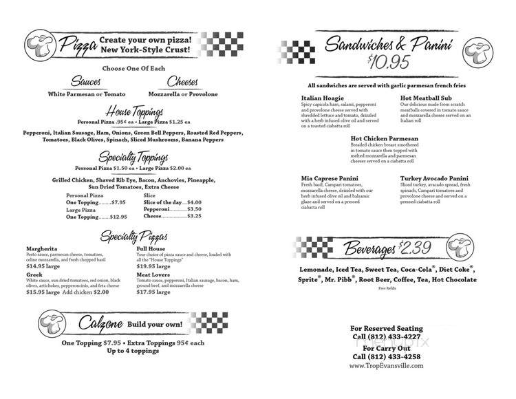 Mama Mia's - Evansville, IN menu_pic