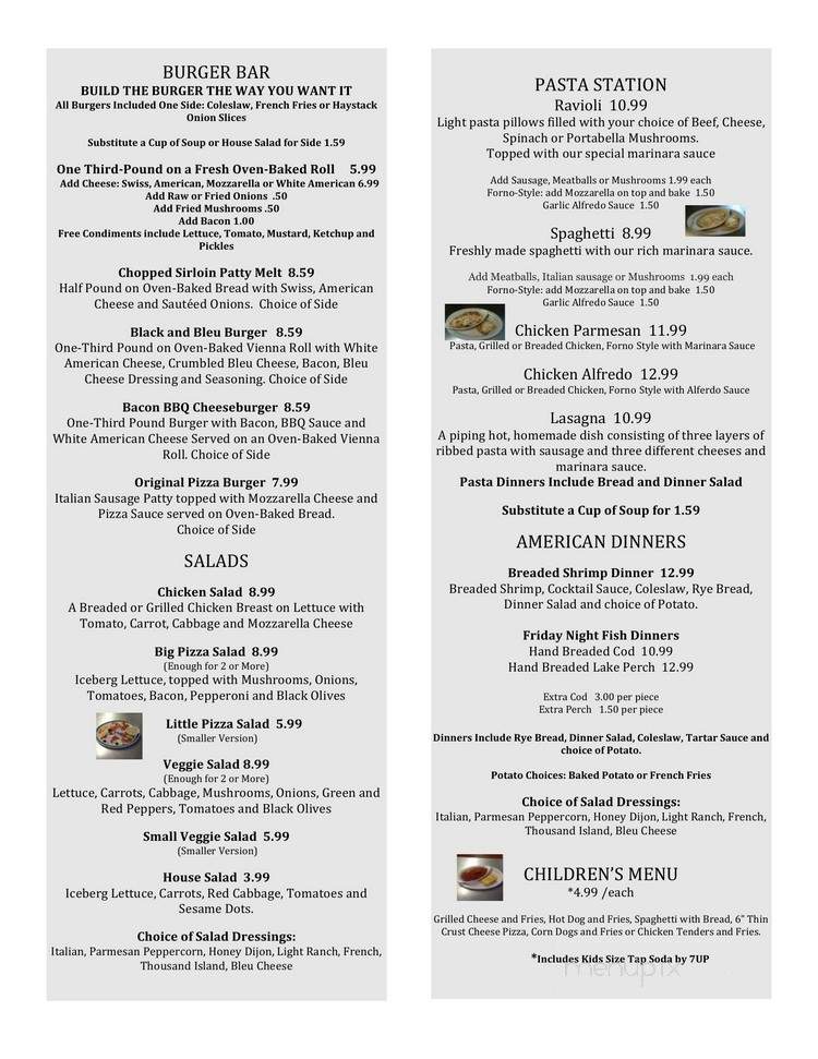 Maricio's in Barton - West Bend, WI menu_pic