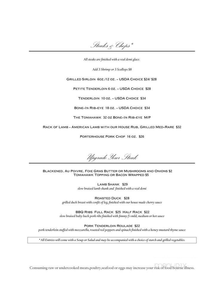 Al Corso Restaurant - Collins, WI menu_pic