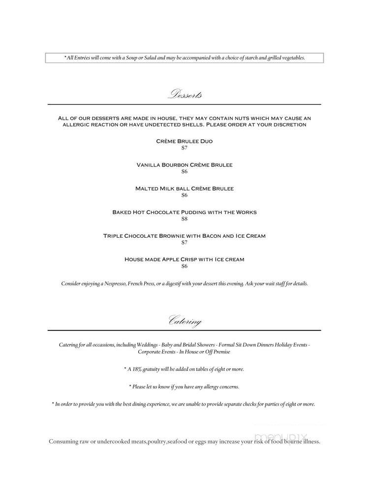 Al Corso Restaurant - Collins, WI menu_pic
