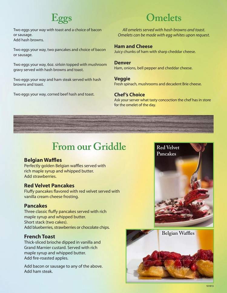 Wild Canyon Cafe - Wisconsin Dells, WI menu_pic