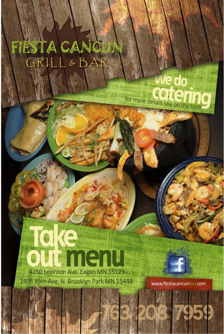 Fiesta Cancun Mexican Grill and Bar - Saint Paul, MN menu_pic