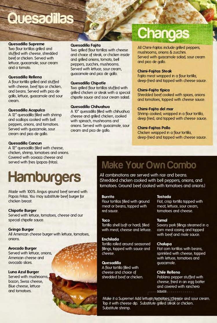 Fiesta Cancun Mexican Grill and Bar - Saint Paul, MN menu_pic