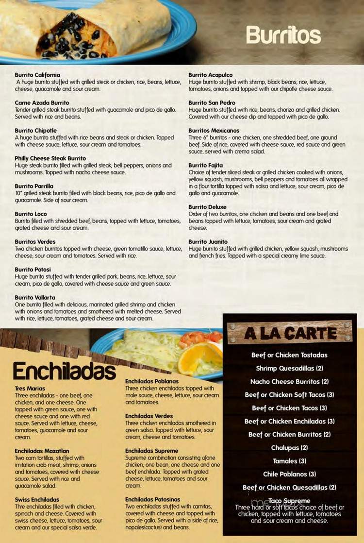 Fiesta Cancun Mexican Grill and Bar - Saint Paul, MN menu_pic