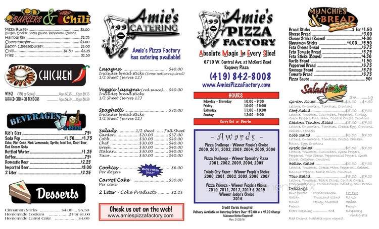 Amie's Pizza Factory - Toledo, OH