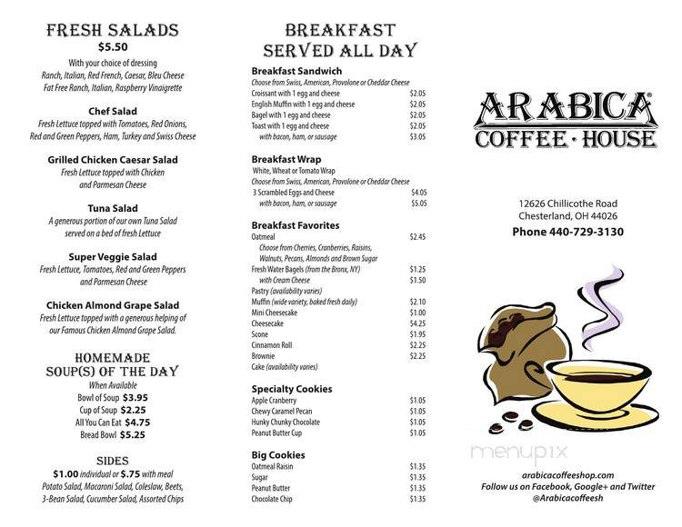Arabica Cafe - Chesterland, OH