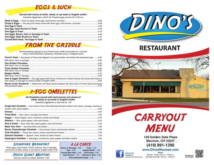 Dino's Family Restaurant - Maumee, OH