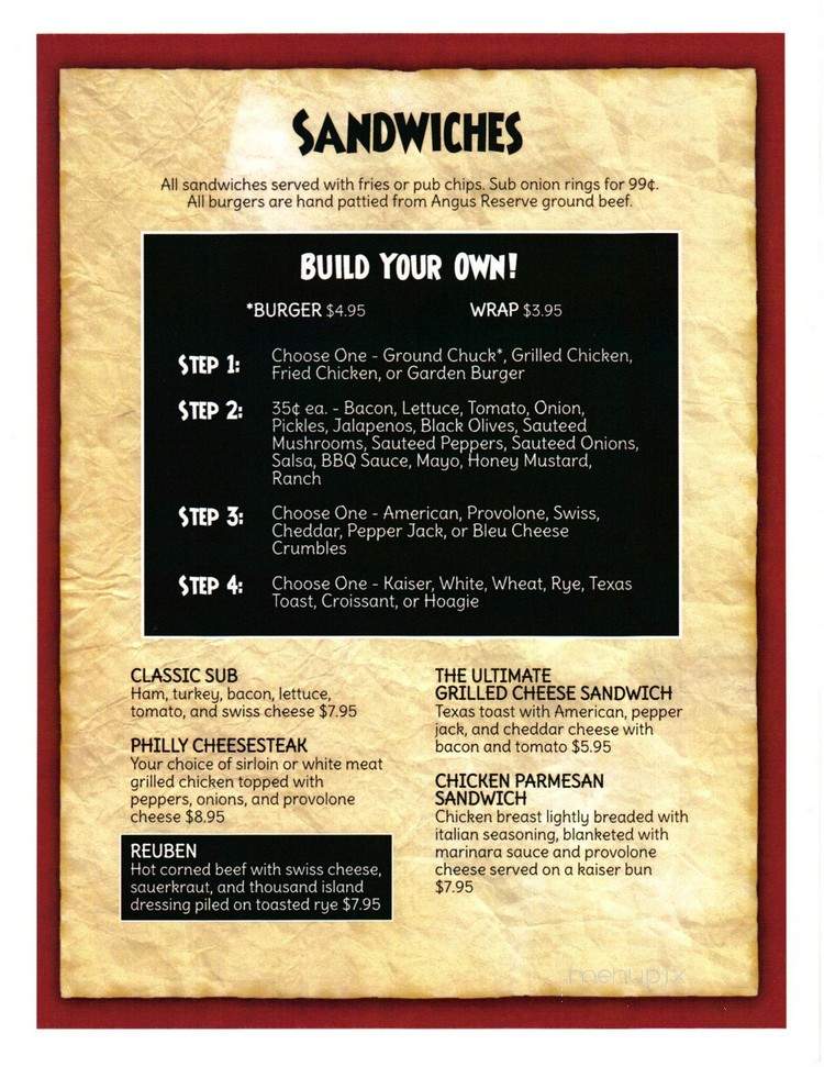 Humpty's - Englewood, OH menu_pic