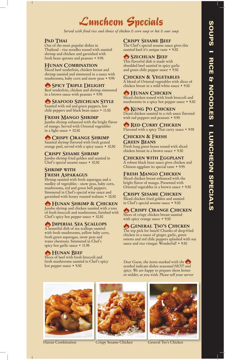 Hunan House Gourmet Chinese - Columbus, OH