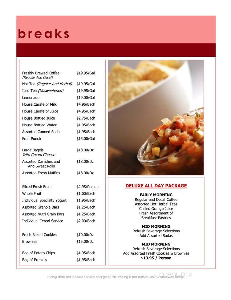 T J's Restaurant & Lounge - Youngstown, OH menu_pic