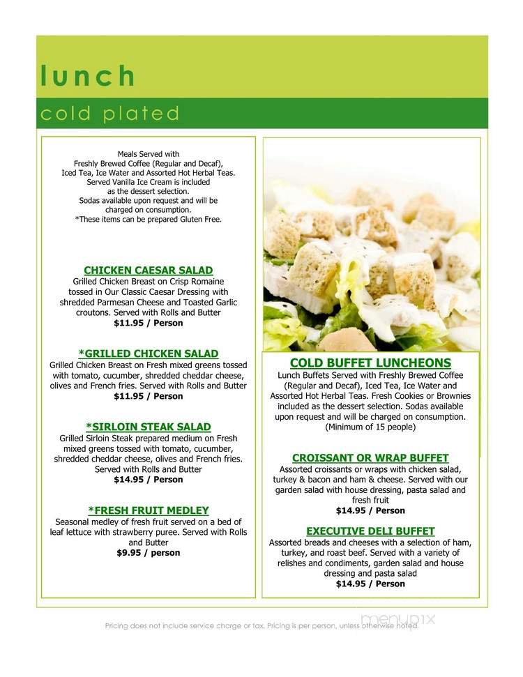 T J's Restaurant & Lounge - Youngstown, OH menu_pic