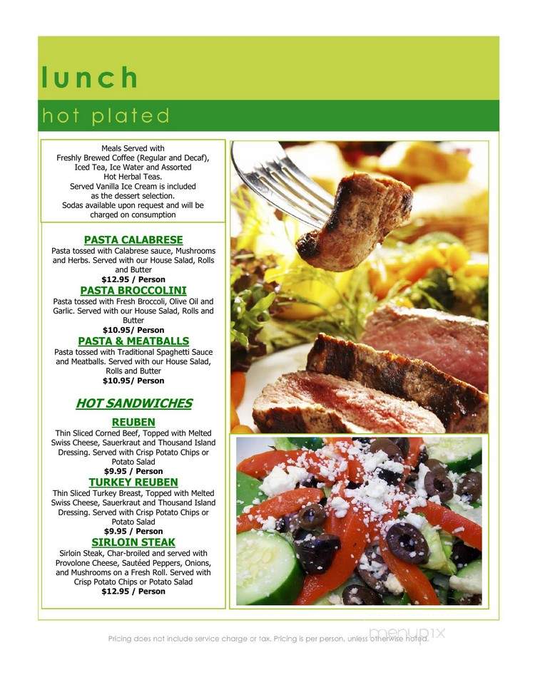 T J's Restaurant & Lounge - Youngstown, OH menu_pic