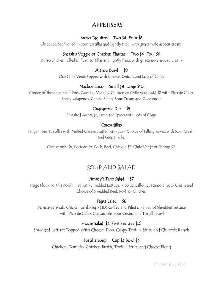 El Burro Loco - Welches, OR menu_pic