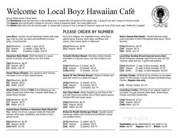 Local Boyz Hawaiian Cafe - Corvallis, OR