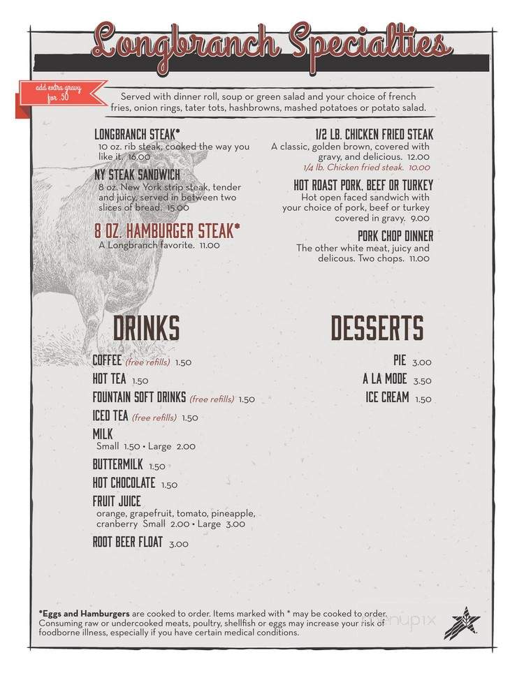 Long Branch - La Grande, OR menu_pic
