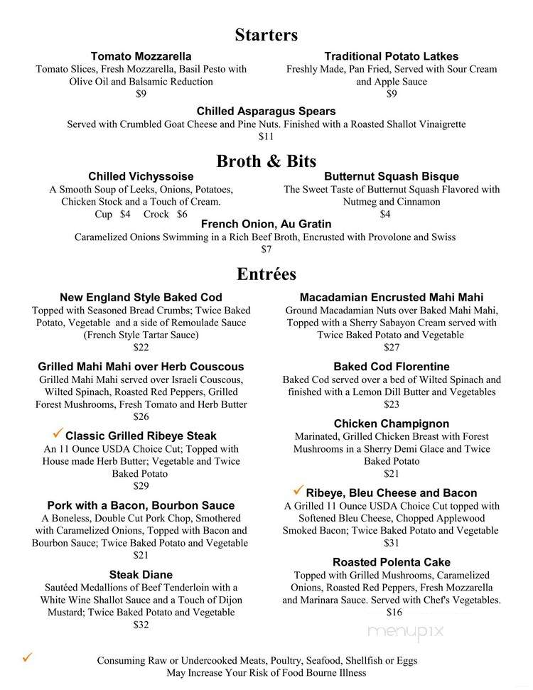 Kenwood Lane Grill - Fort Myers, FL menu_pic