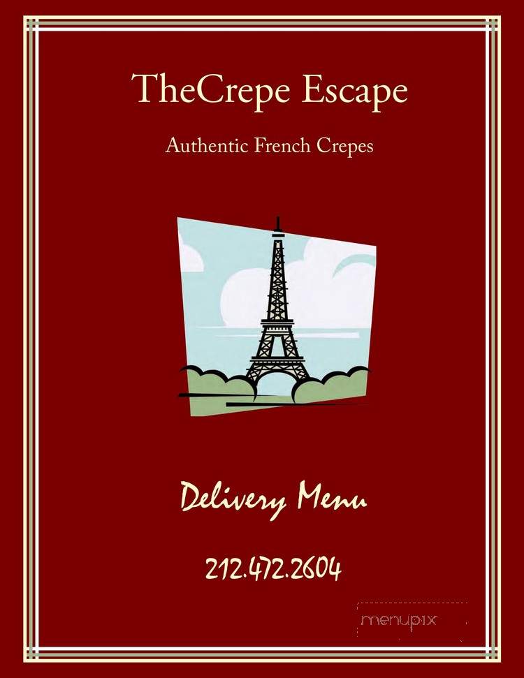TheCrepe Escape - New York, NY