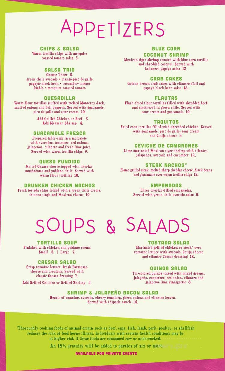 Yolo's Mexican Grill - Las Vegas, NV menu_pic
