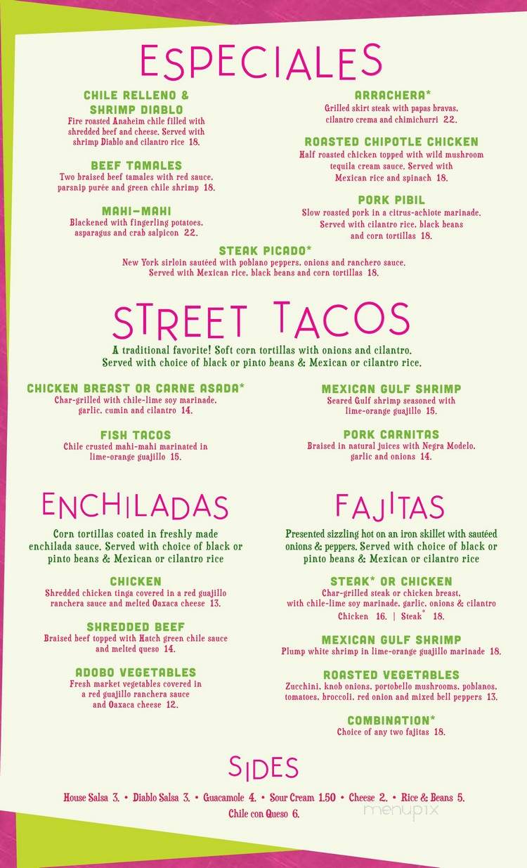 Yolo's Mexican Grill - Las Vegas, NV menu_pic