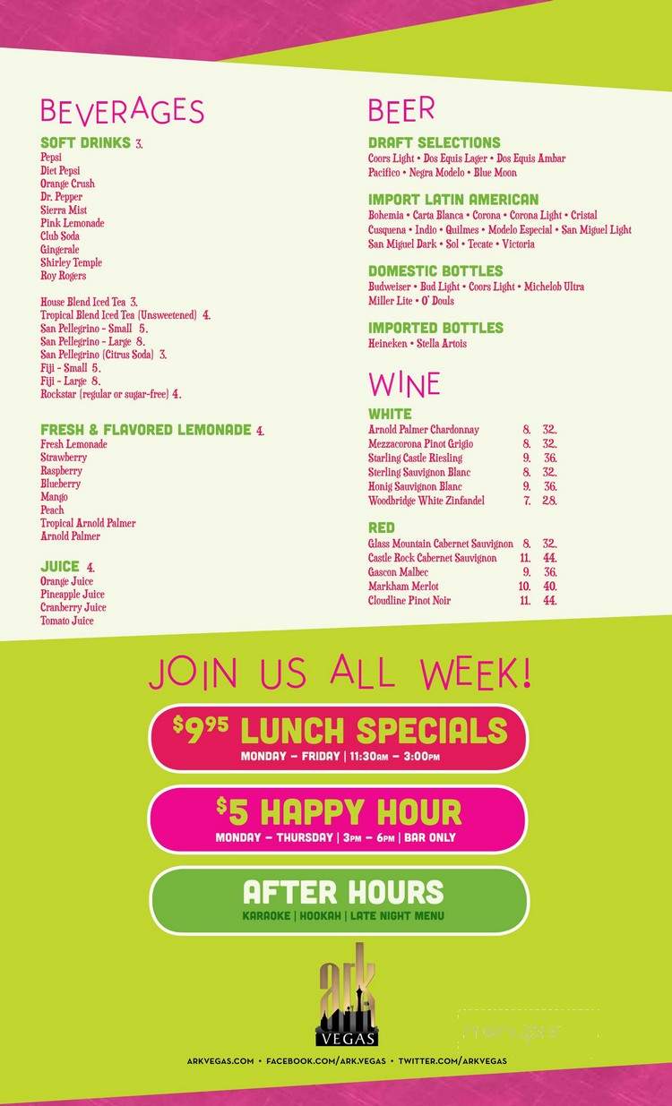 Yolo's Mexican Grill - Las Vegas, NV menu_pic
