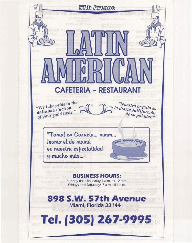 Luis Galindo Latin American Cafeteria - West Miami, Fl