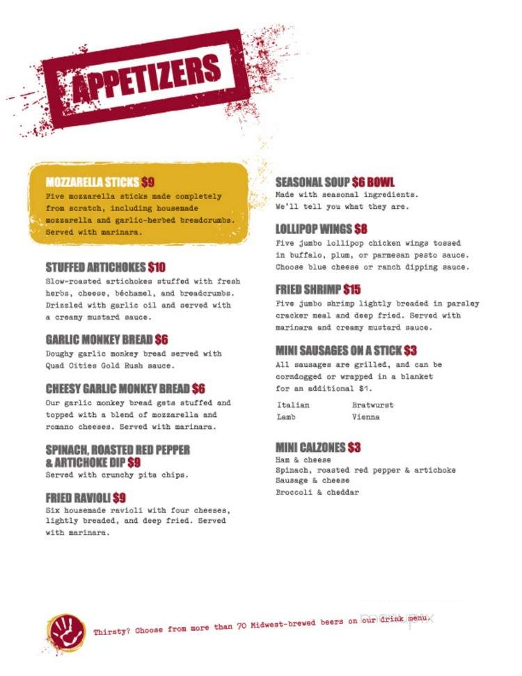 Roots Handmade Pizza - Chicago, IL menu_pic