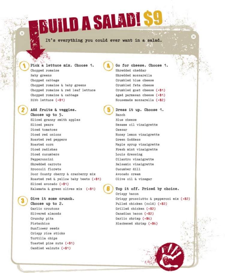 Roots Handmade Pizza - Chicago, IL menu_pic