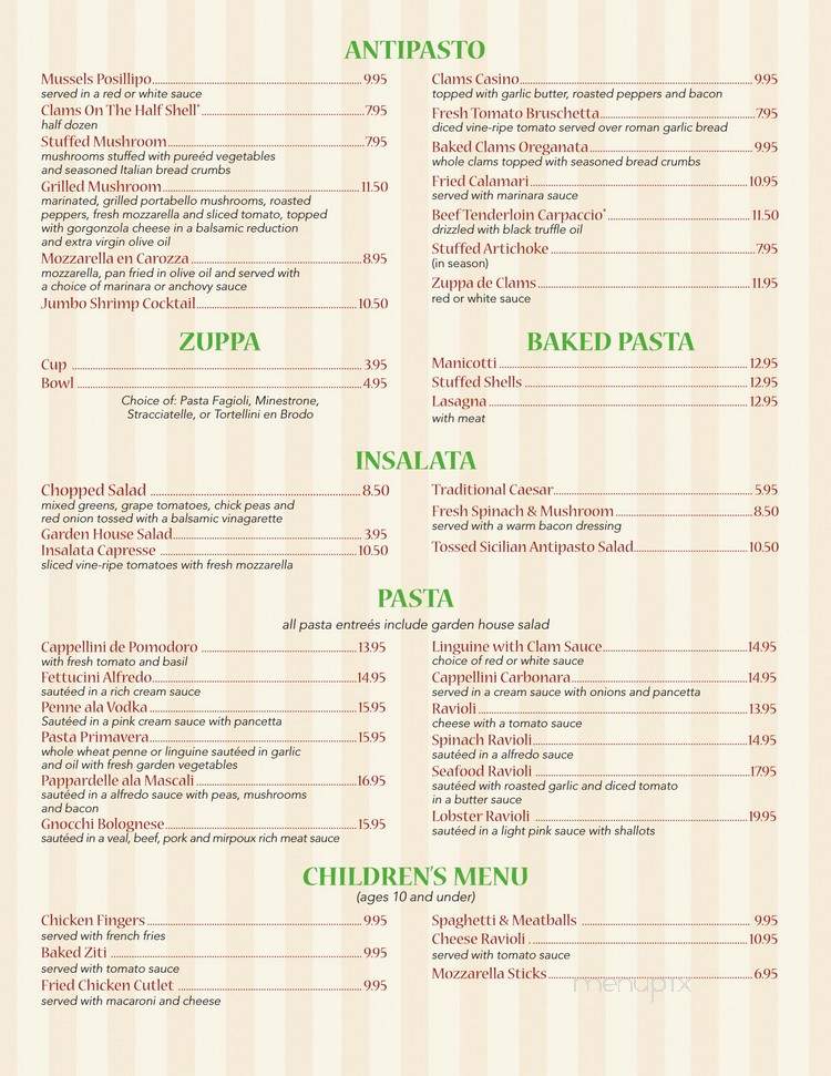 Mascali Restaurant - East Northport, NY menu_pic