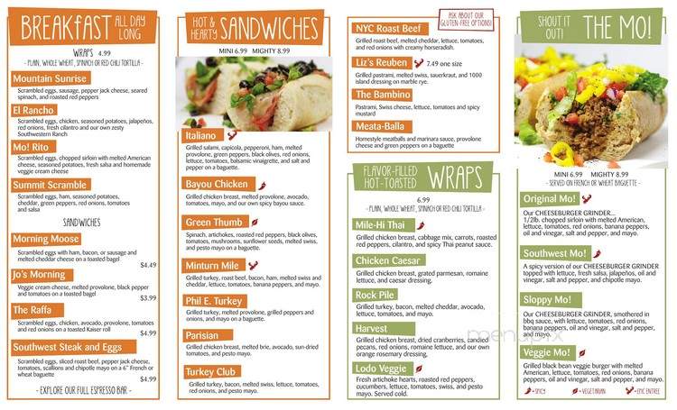 Smiling Moose Deli - Midland, TX menu_pic