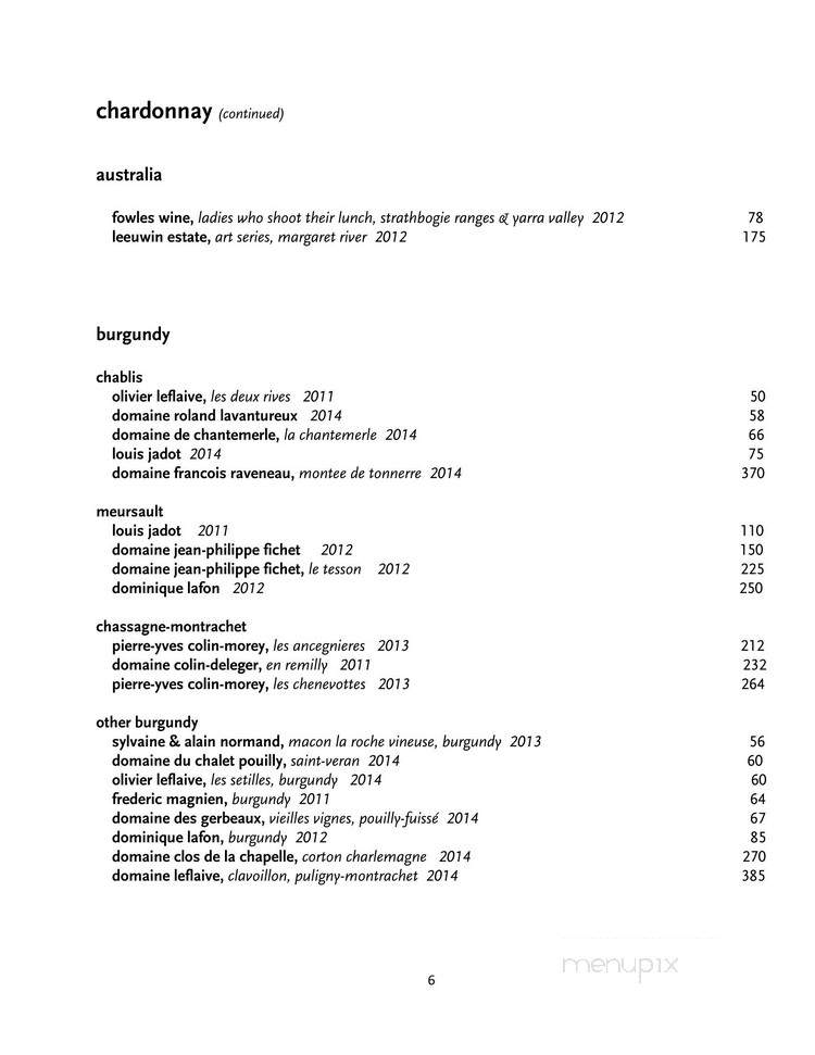 Story - Prairie Village, KS menu_pic