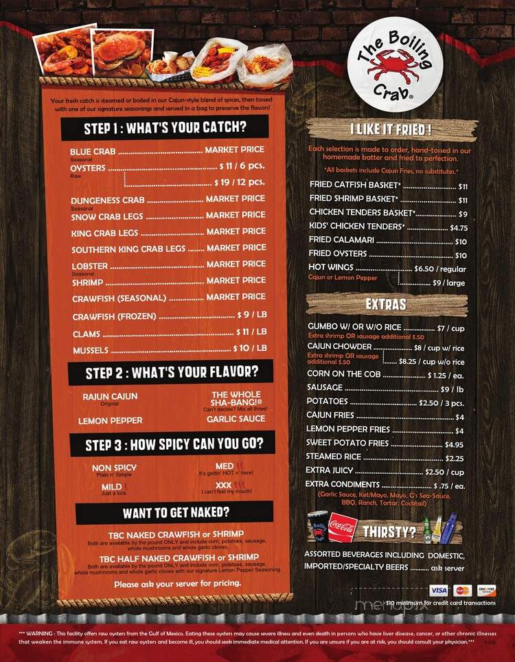 The Boiling Crab - Rowland Heights, CA menu_pic