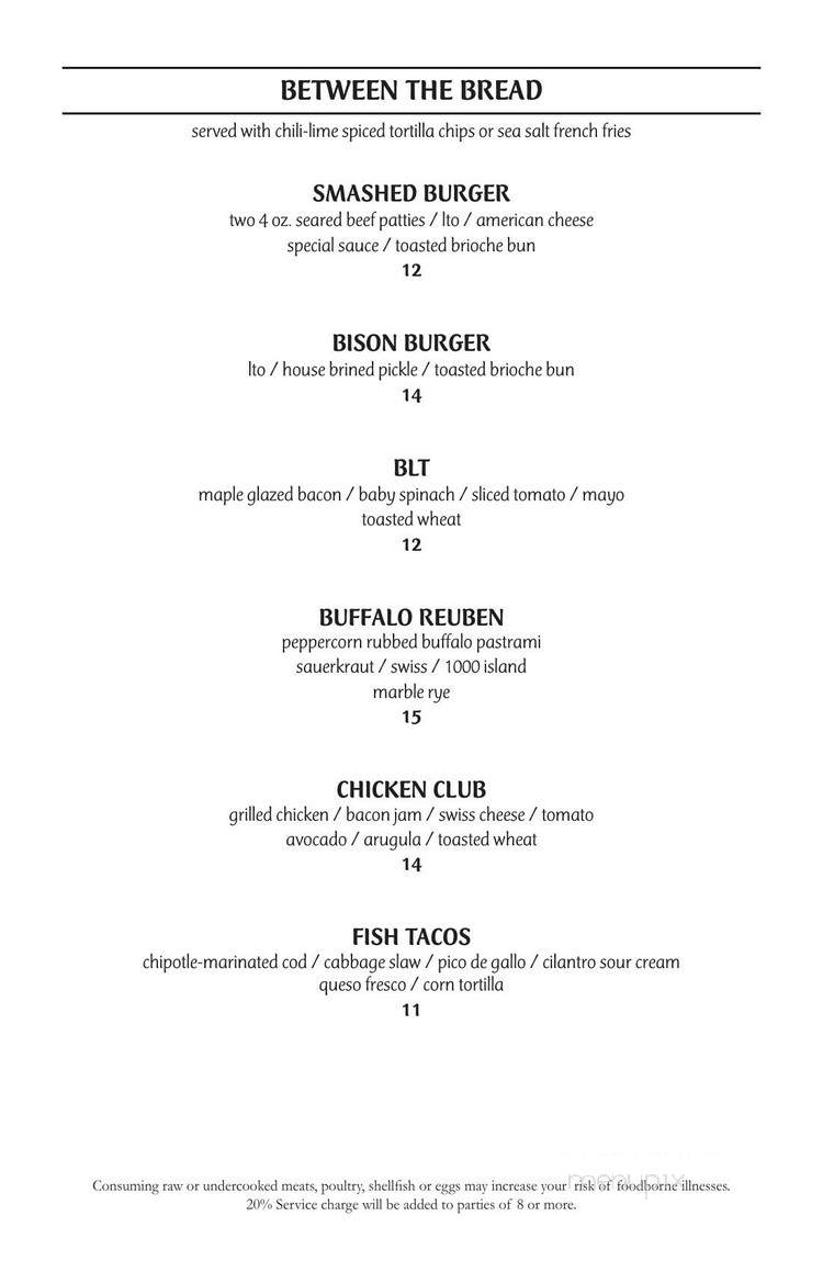 Meritage - Broomfield, CO menu_pic