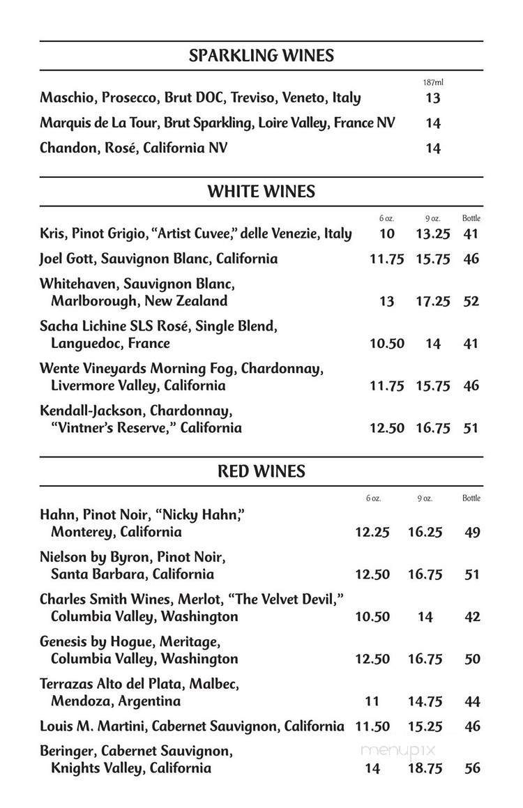 Meritage - Broomfield, CO menu_pic