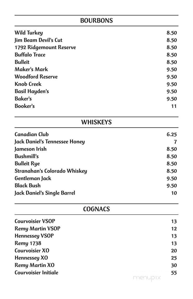 Meritage - Broomfield, CO menu_pic