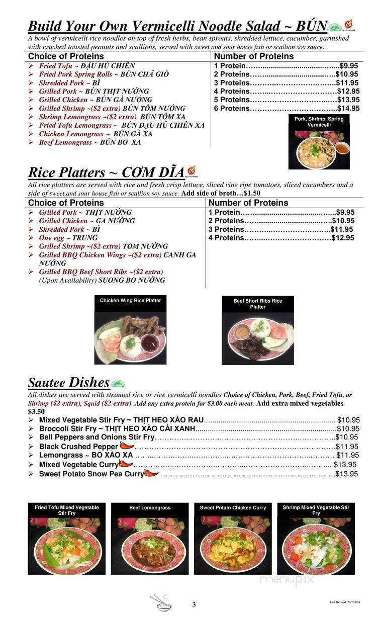 Vietnamese Express Cafe - North Palm Beach, FL menu_pic