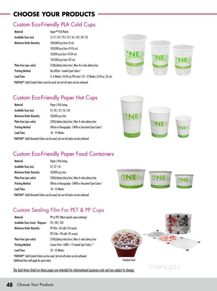 Lollicup - Las Vegas, NV menu_pic