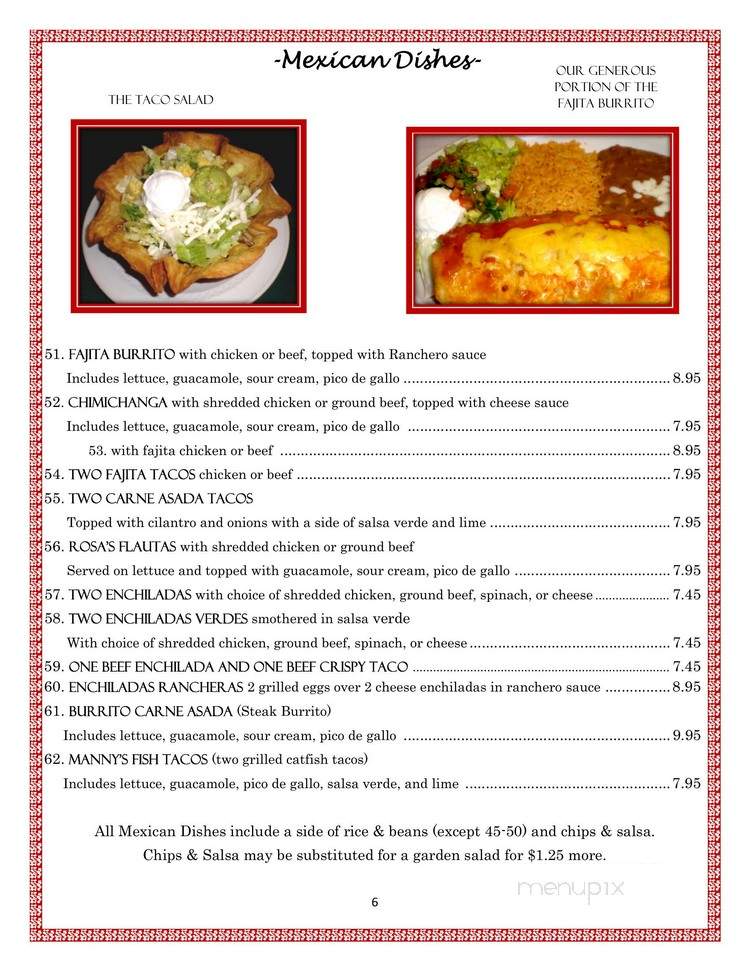 Corona Restaurant - Rogers, AR menu_pic