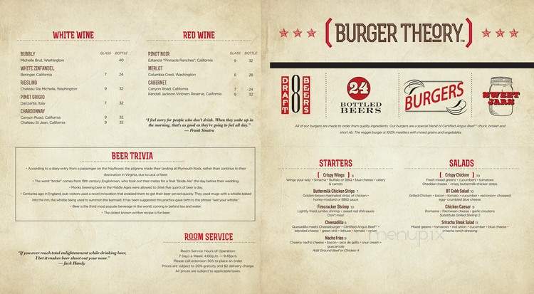 Burger Theory - Tampa, FL menu_pic