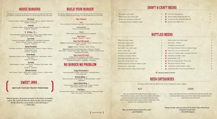 Burger Theory - Tampa, FL menu_pic