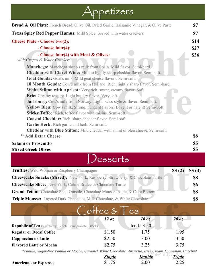 Cork Cafe Wine and Coffee - Cypress, TX
