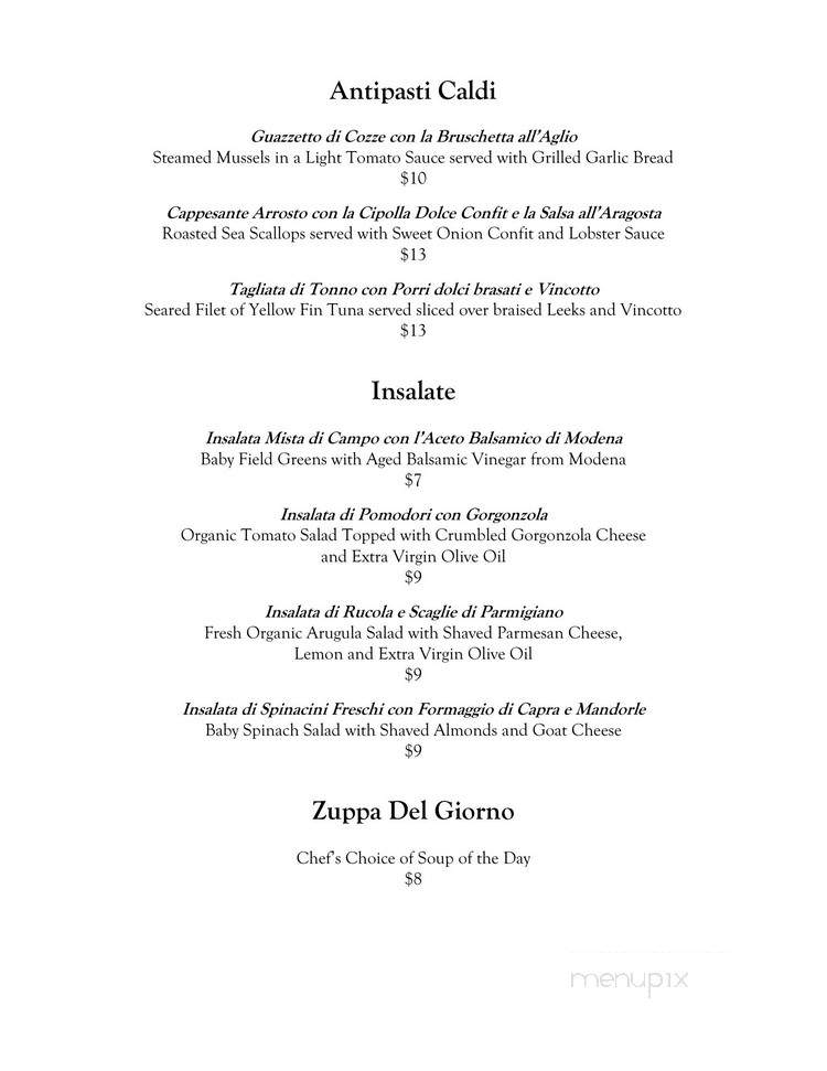 Alberto's on Fifth - Fine Italian Restaurant - Naples, FL menu_pic