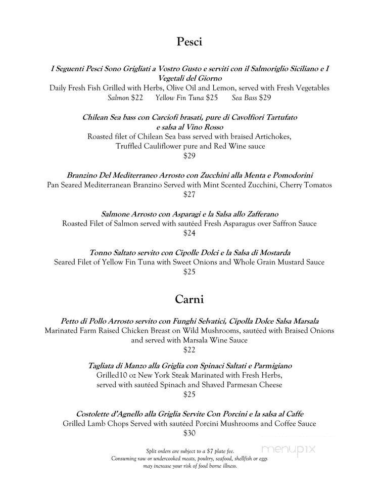 Alberto's on Fifth - Fine Italian Restaurant - Naples, FL menu_pic