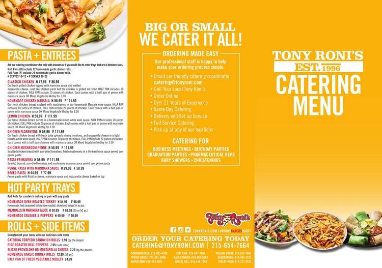 Tony Roni's Pizza - Bala Cynwyd, PA